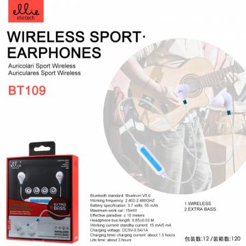 OFFRE Ellietech BT109 Écouteur Bluetooth  Avec Fil Sportif OFF30