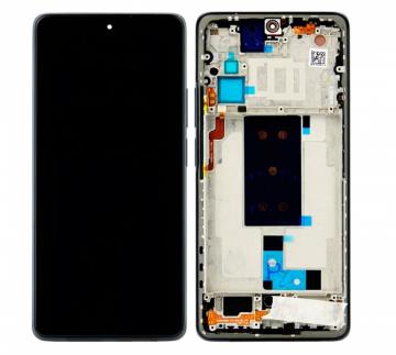 Original Écran Complet Vitre Tactile LCD avec Châssis Xiaomi POCO F4 GT 2022 Service Pack Noir