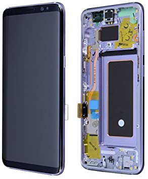 Original Écran Complet Vitre Tactile LCD Châssis Samsung Galaxy S8 (G950F) Service Pack Orchid Gray/ Violet