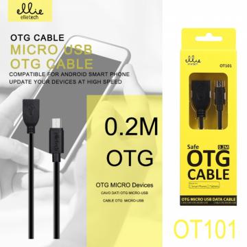 Câble court Type C USB-C vers Micro USB 0.2m USB C vers Micro USB OTG câble  de charge de données de synchronisation pour Samsung xiaomi macbook pro