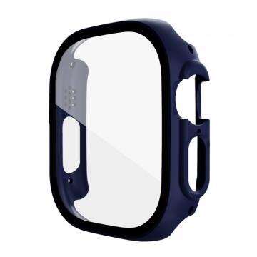 Coque+Film Protection d'écran en Verre trempé Pour iWatch Ultra 49mm 360 Degres