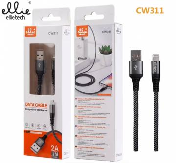 Ellietech CW311 Câble Lightning 2A 1M