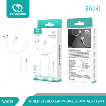 Dynaluna EA041 Stereo Écouteurs Intra-auriculaires Filaires Stéréo Jack 3.5mm