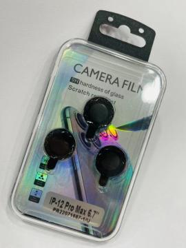 Film Caméra Verre Trempé 9H Anti-trace LOSANGE pour iPhone 12 Pro Max 6.7"