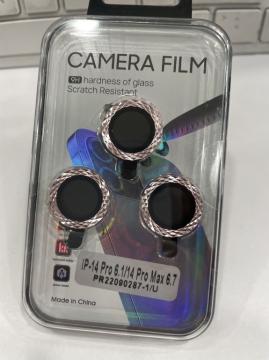 Film Caméra Verre Trempé 9H Anti-trace LOSANGE pour iPhone 14 Pro 6.1" / 14 Pro Max 6.7"