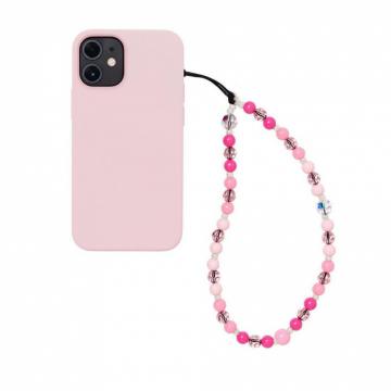 Chaîne de Téléphone Portable Perles Violet / Rose DL027