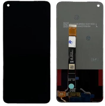 Service Pack sans Châssis Écran Complet Vitre Tactile LCD Realme 8 5G/Narzo 30 5G 2021 Noir