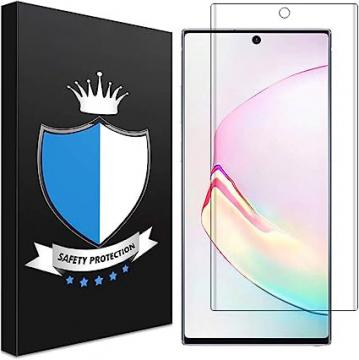 FILM Protection en Verre Trempé+Glue UV pour Samsung Galaxy Note10 Grande Qualité