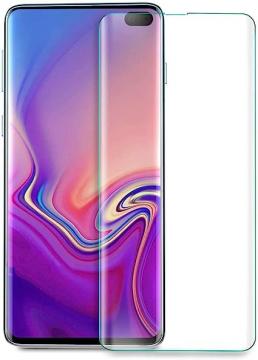 FILM Protection en Verre Trempé+Glue UV pour Samsung Galaxy S10 Clear Grande Qualité