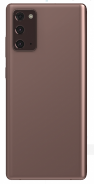 Cache Batterie Samsung Galaxy Note 20 (N980F/N981B) Dorée No Logo