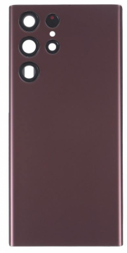 Cache Batterie Samsung Galaxy S22 Ultra 5G (S908B) Wine Red No Logo