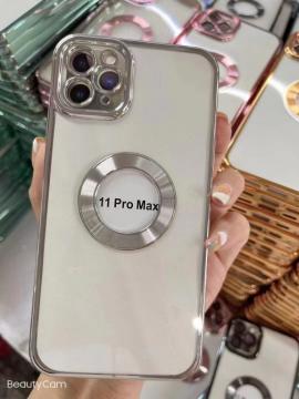 Coque Transparente en TPU Electroplated CD pour iPhone 12