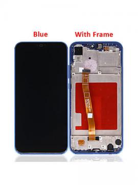 Original Écran Complet Vitre Tactile LCD avec Châssis HUAWEI P20 Lite /Nova 3E Bleu