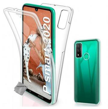 Coque Silicone Double 360 Degres Transparente pour Huawei P Smart 2020